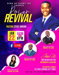 Rosa Religious Event Poster/Wallboard Template