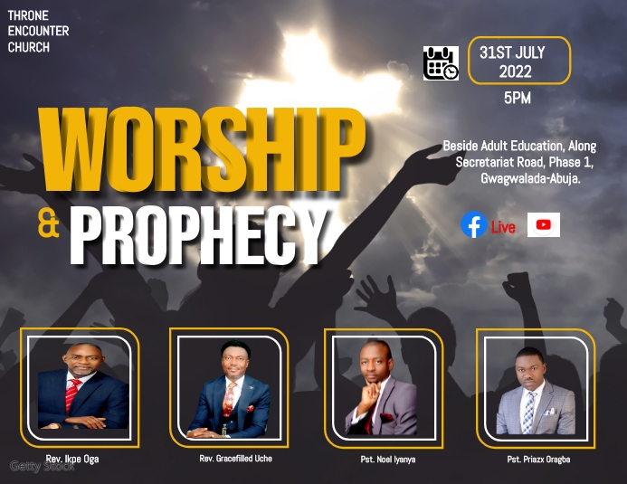 revivals Flyer (US Letter) template