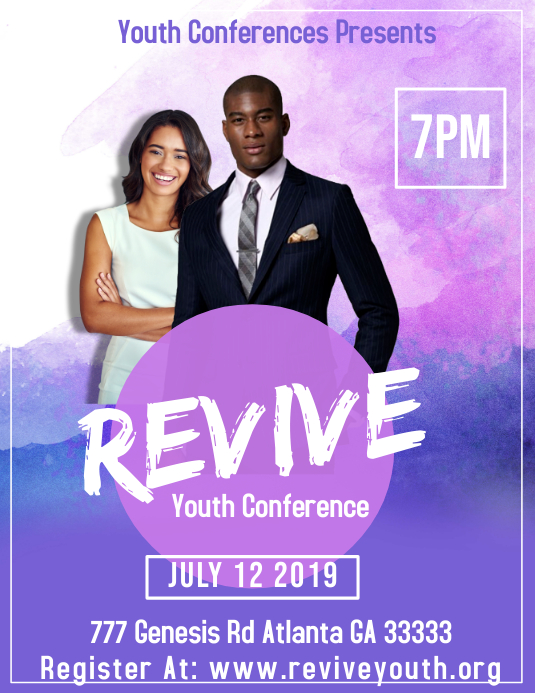 Revive Conference Template | PosterMyWall