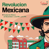 Revolution Day Template Peach Сообщение Instagram