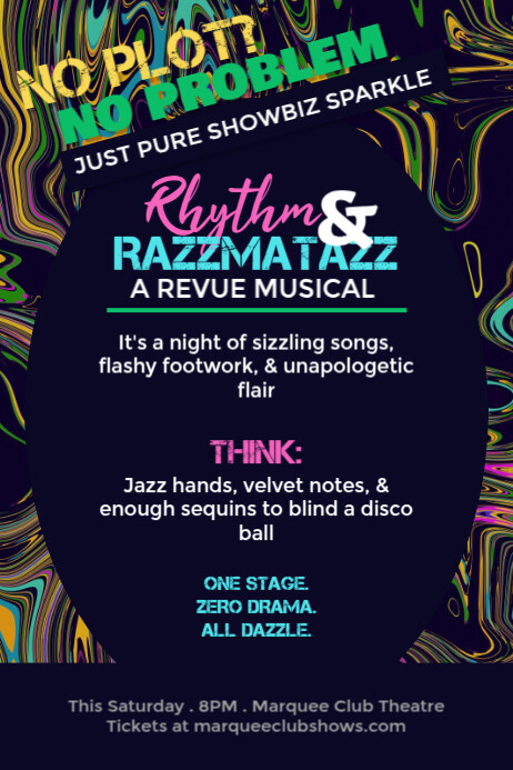 Musical Poster template