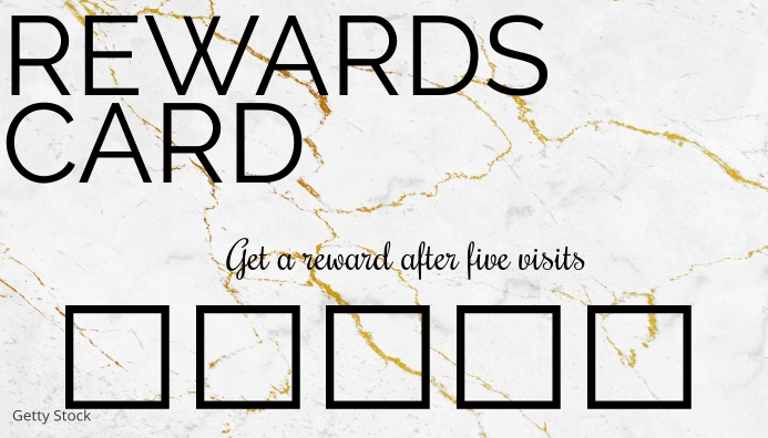 Rewards Loyalty Card Digital Template | PosterMyWall
