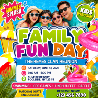 Family Fun Day Iphosti le-Instagram Template