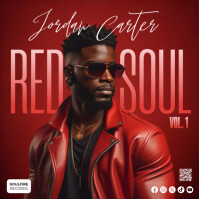 Rhythm and Blues Singer Album Cover Template