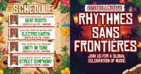 Rhythmes Sans Frontières: A Global Music Festival Imagen Compartida en Facebook template