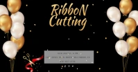 Ribbon cutting ceremony Facebook post template