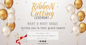 Ribbon cutting ceremony Facebook post template