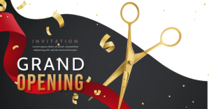 Ribbon Cutting Изображение, которым поделились на Facebook template