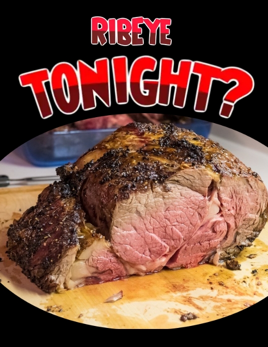 Ribeye Template | PosterMyWall