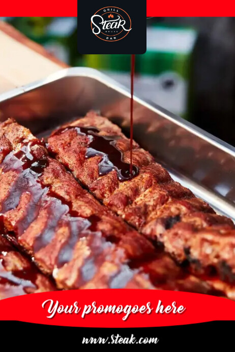 Che Rib Poster ribs Template | PosterMyWall