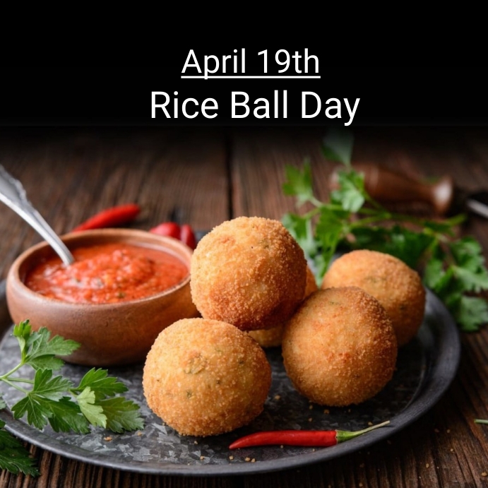 rice ball day Template | PosterMyWall