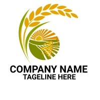 Rice logo Логотип template
