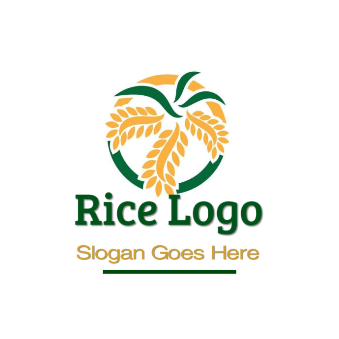 White Rice Logo Logos Template | PosterMyWall