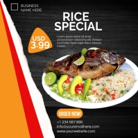 rice menu Template | PosterMyWall