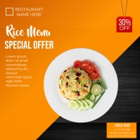 rice menu Template | PosterMyWall