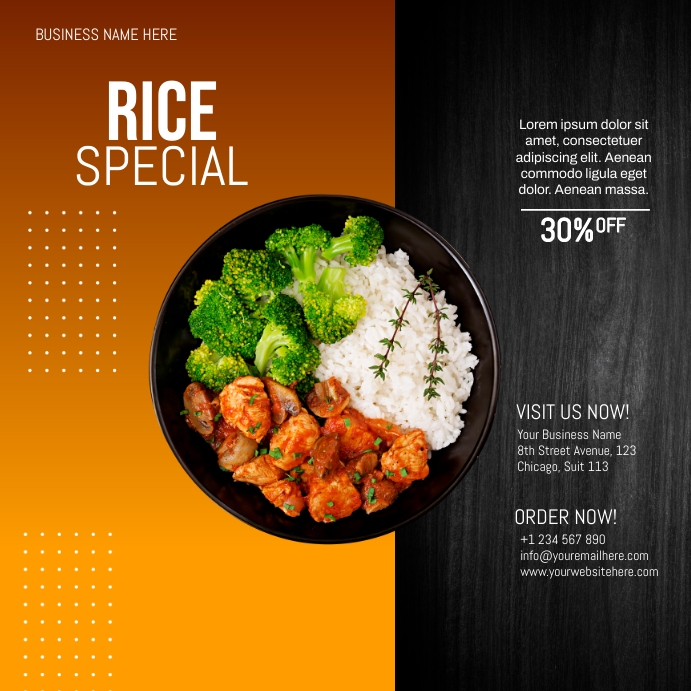 rice special Template | PosterMyWall