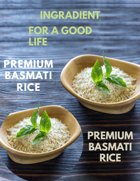 RICE TEMPLATE FLYER | PosterMyWall