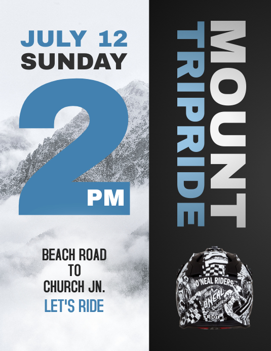 Ride Poster Template | PosterMyWall