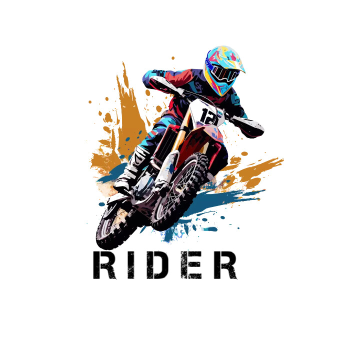 Rider Template | PosterMyWall