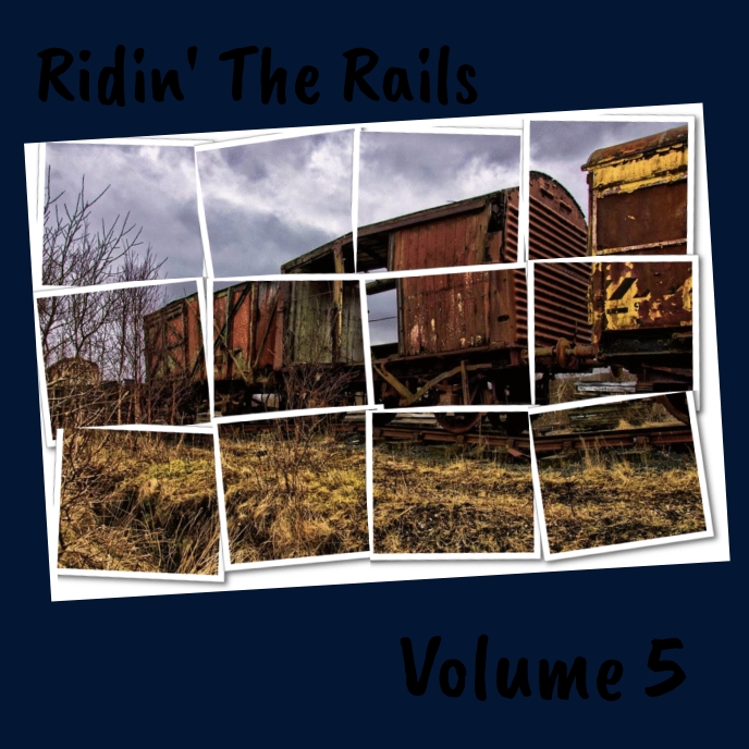 Sled Rails Cd Ridin' The Rails 5 Template | PosterMyWall