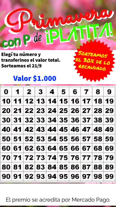 Rifa Primavera Template | PosterMyWall