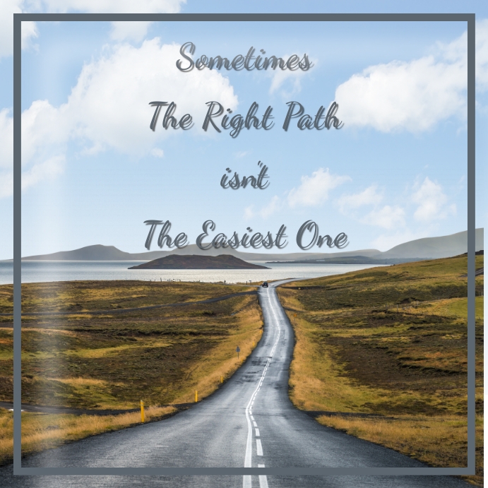 Right Path Template | PosterMyWall