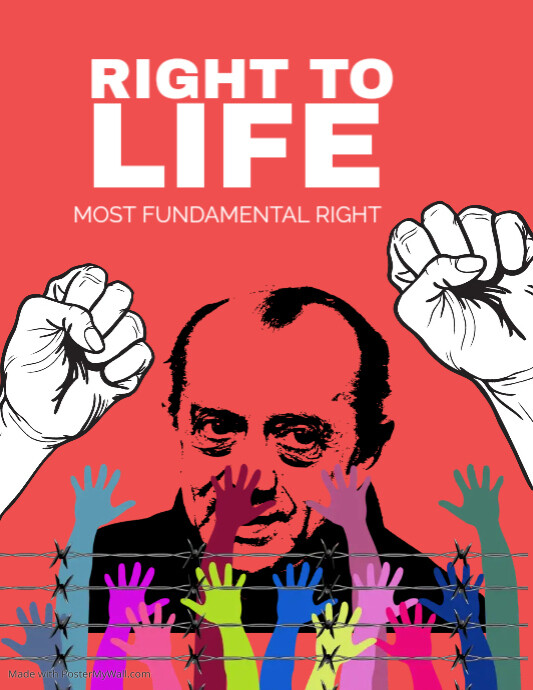 Life Rights Right to life flyer template | PosterMyWall