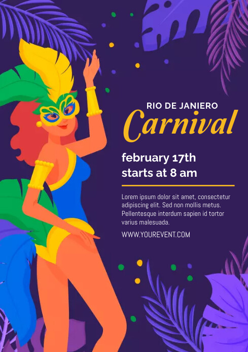 rio carnival Template | PosterMyWall
