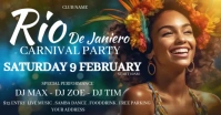 RIO CARNIVAL Isithombe Esabiwe ku-Facebook template