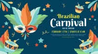 rio carnival Publicación de Twitter template