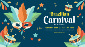 rio carnival Twitter-bericht template