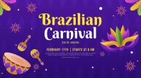 rio carnival Twitter Post template