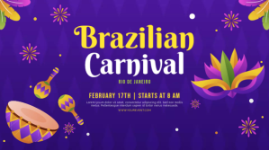 rio carnival Publicación de Twitter template
