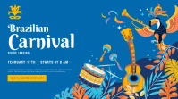 rio carnival Publicación de Twitter template