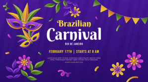 rio carnival โพสต์บน Twitter template