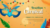 rio carnival Twitter Post template
