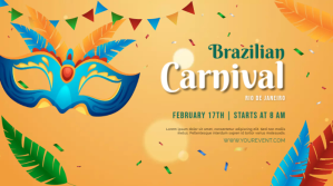 rio carnival โพสต์บน Twitter template