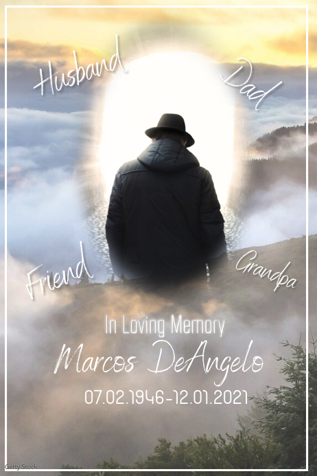 RIP Funeral Announcement Poster Template | PosterMyWall