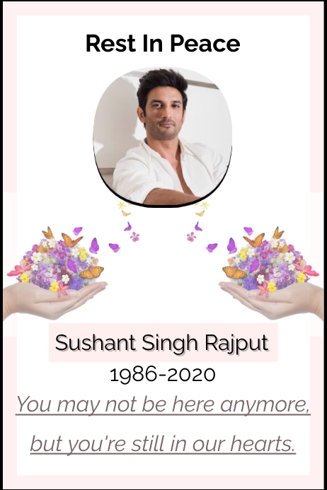 RIP Poster Template | PosterMyWall