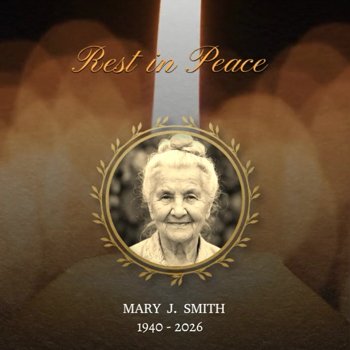 Copy of Candlelight Memorial Video - Rest in Peace Instagram Post ...