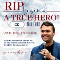 Blanc Memorial Tribute Quadrato Template