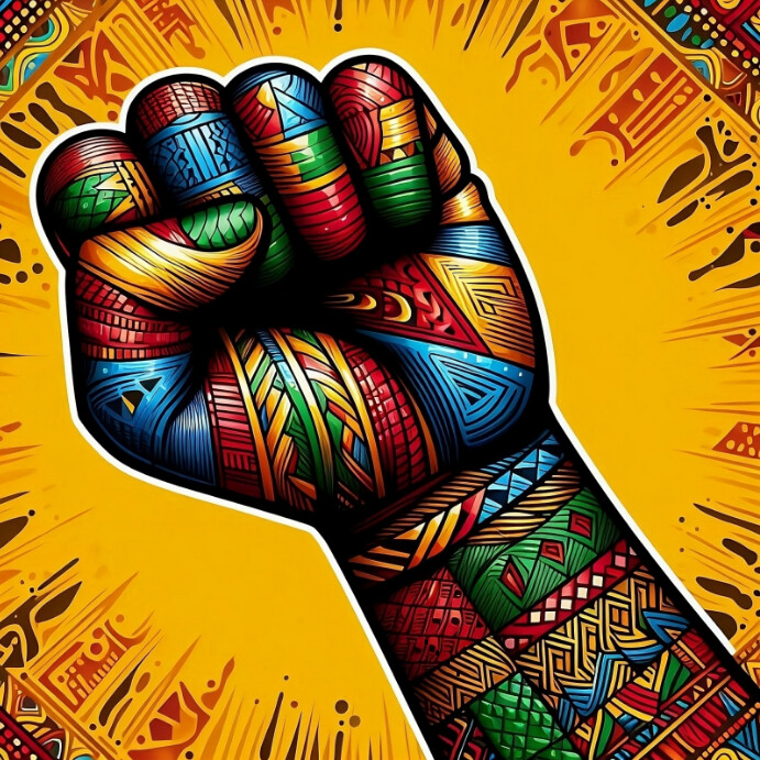 Rise of unity- Empowerment fist Template | PosterMyWall