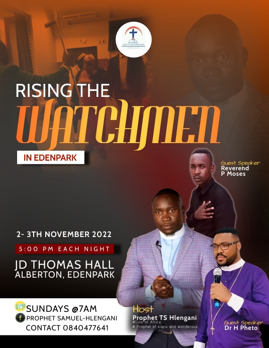 Watchman Design Rising Watchmen Template | PosterMyWall