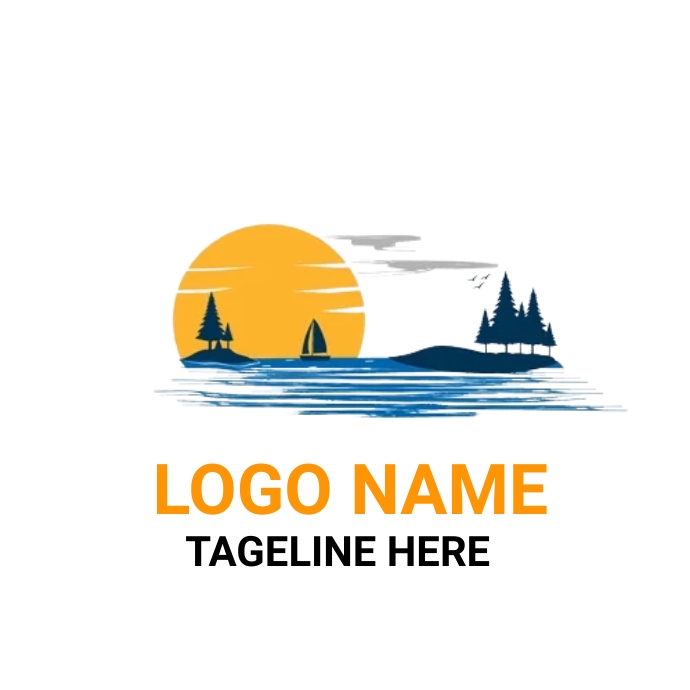 river logo template