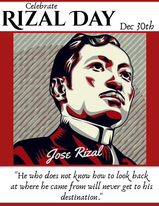 For Rizal Design Rizal Day Template | PosterMyWall