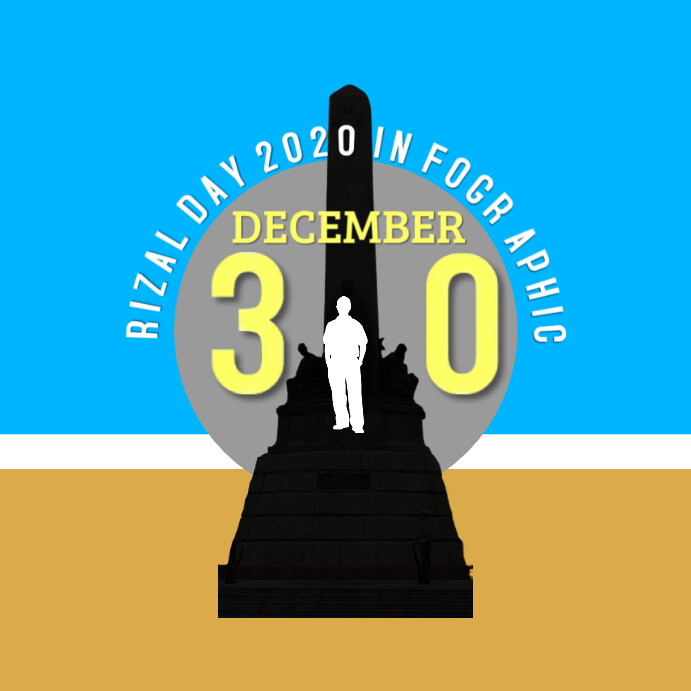 Rizal Day Template | PosterMyWall