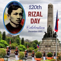 RIZAL DAY FLYER Message Instagram template