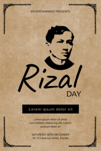 Rizal Day Flyer Design Template | PosterMyWall