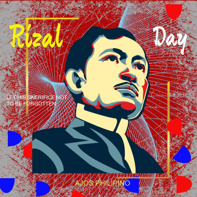 rizal day flyer template | PosterMyWall
