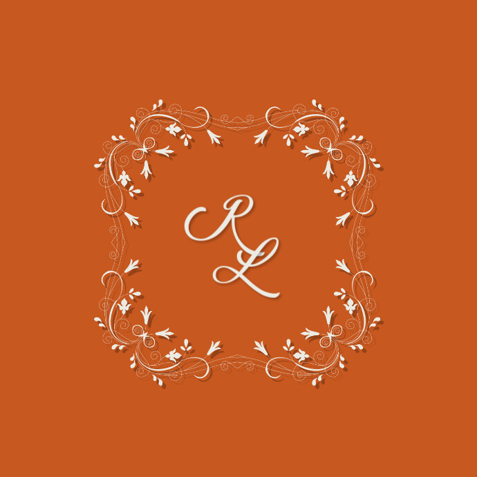 RL Wedding Logo Логотип template